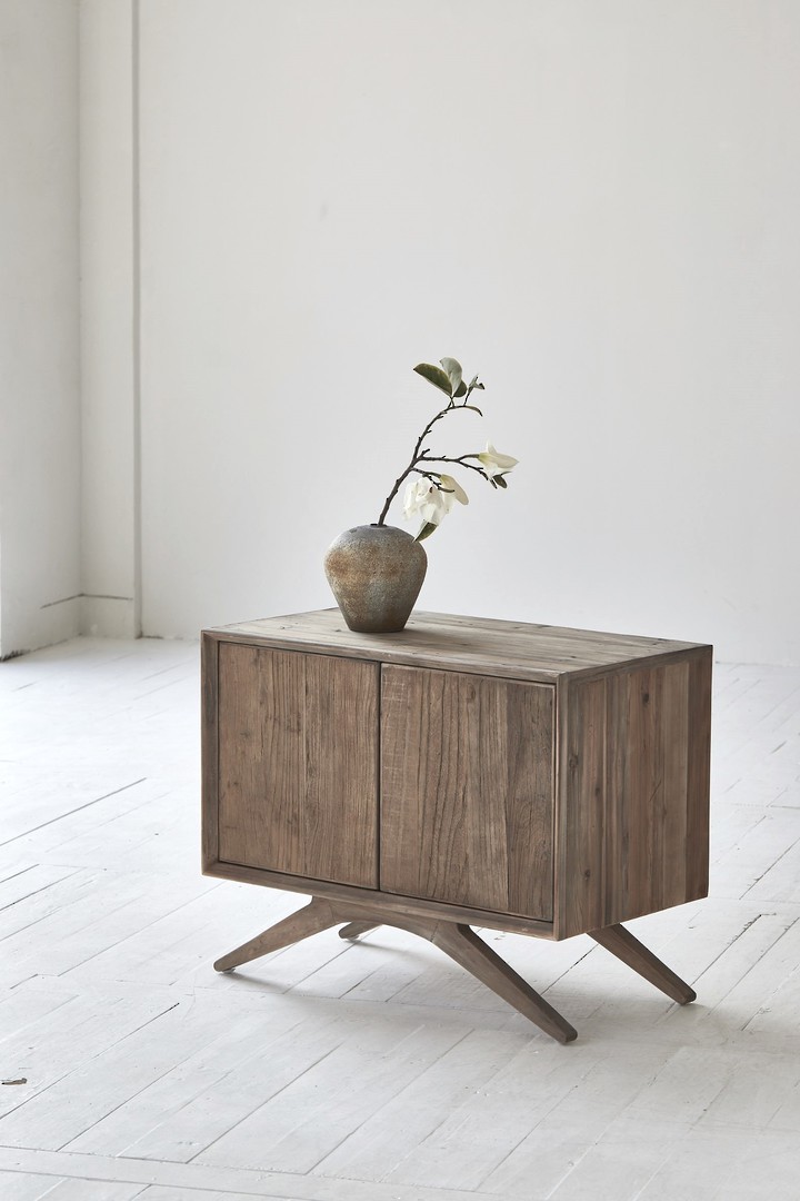 SANTOS BEDSIDE TABLE RECYCLED ELM & PINE image 3